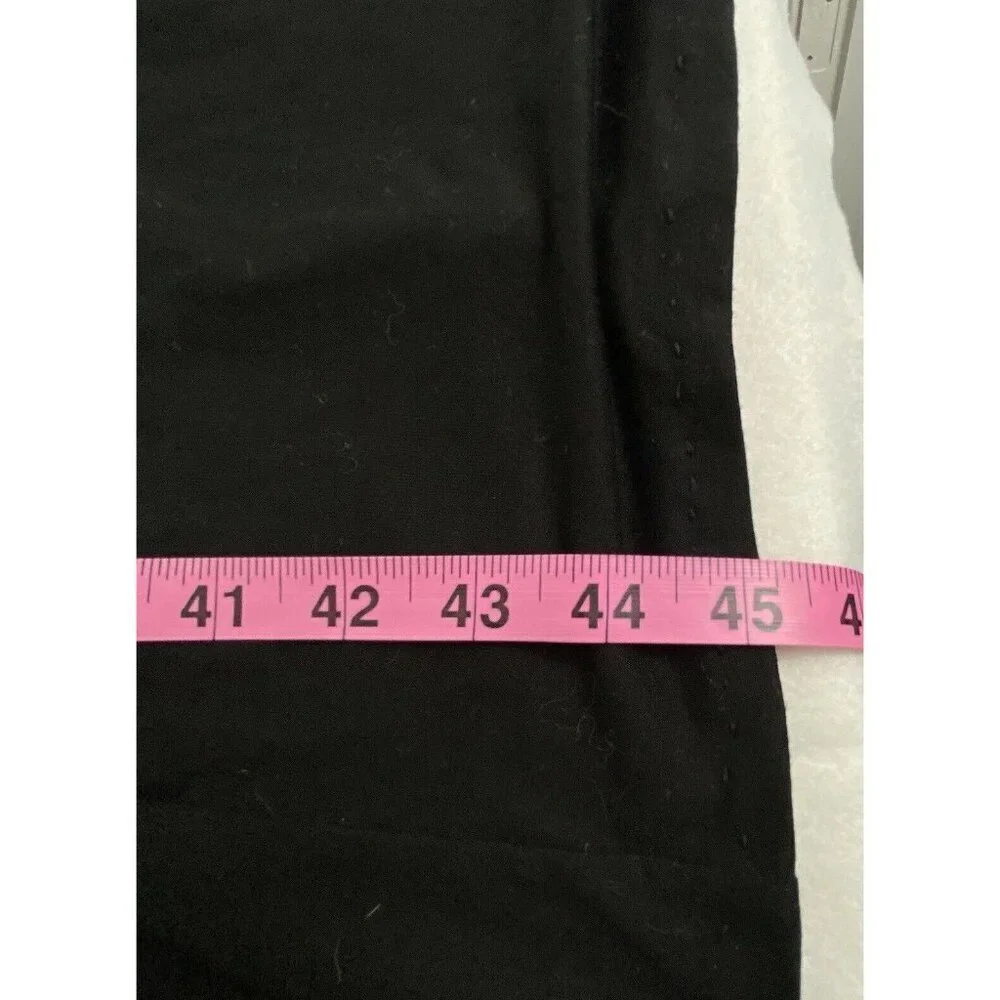VENUS Women Maxi Dress Size L Black‎ White Halter Wrap Detail Unique 4-8